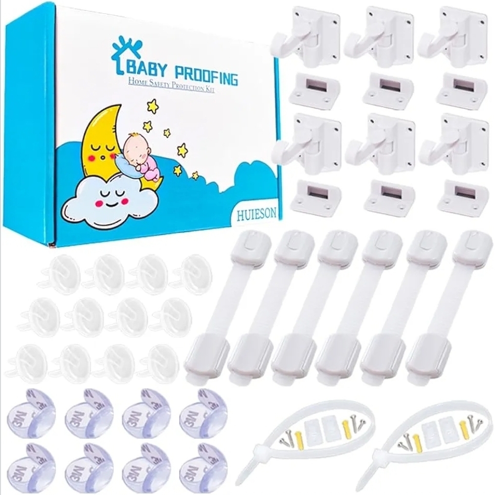 Baby Proofing Home Safety Kit - White